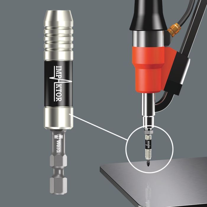 Impaktor Halter mit Sprengring und Magnet