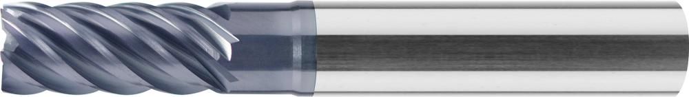 Mehrzahnfräser VHM 6,0mm DIN6527L Z6 TiAlN Typ N FORMAT