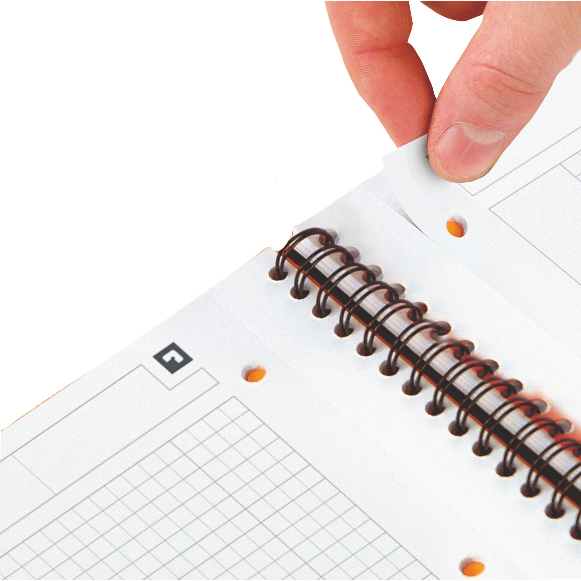 Collegeblock Notebook DIN A4+ kariert 80Blatt