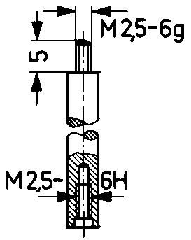 Käfer Verlängerungsstück für Messeinsatz 10mm