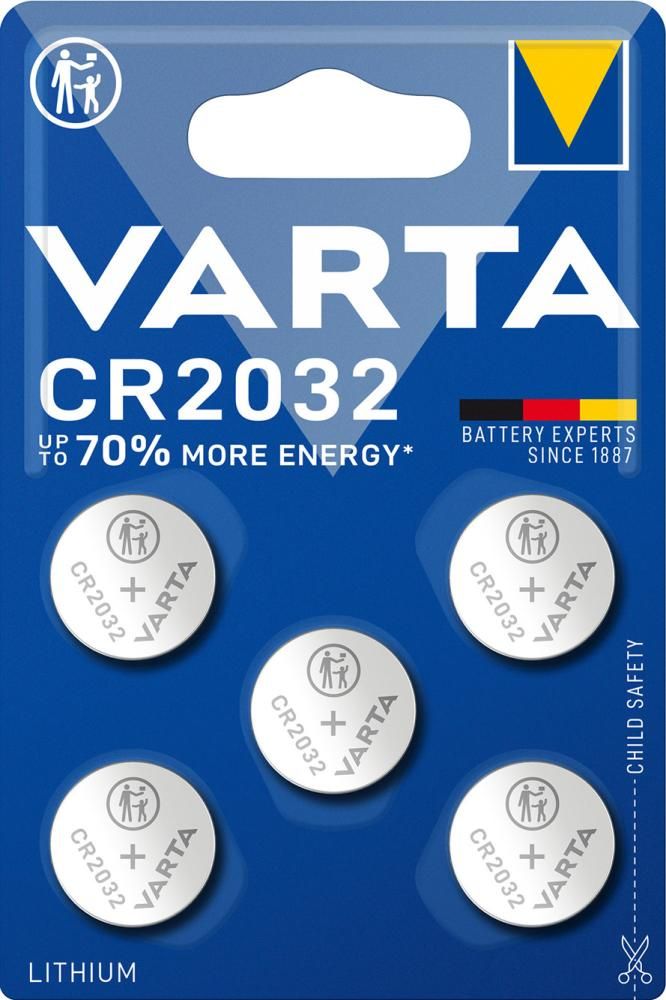 VARTA Batt.ELECTRO.CR2032 5er Blister