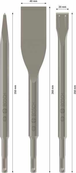 SDS plus Meissel Set