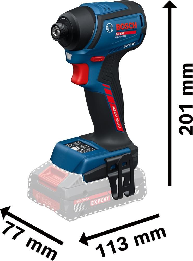 Akku-EXPERT-Schlagschr. EXDR18V-230 ohne Akku ohne Ladegerät L-Boxx