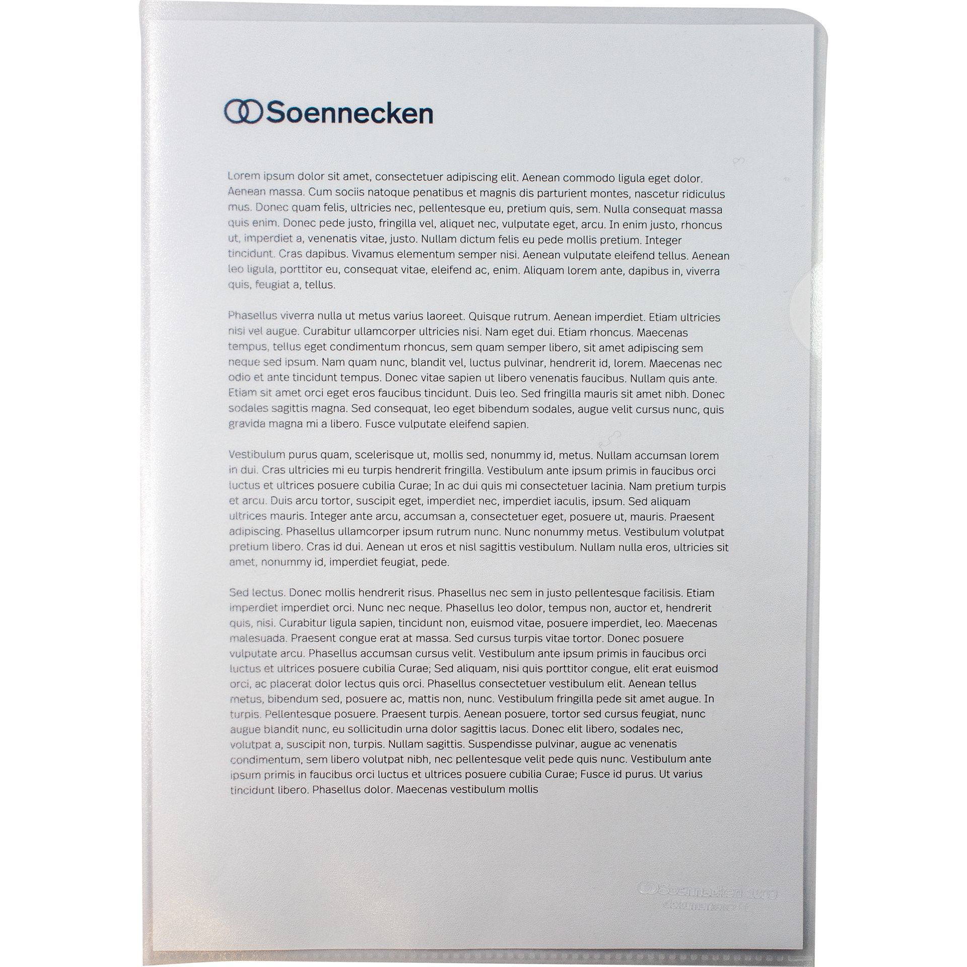 Sichthülle DIN A4 PP transparent 50 St./Pack.