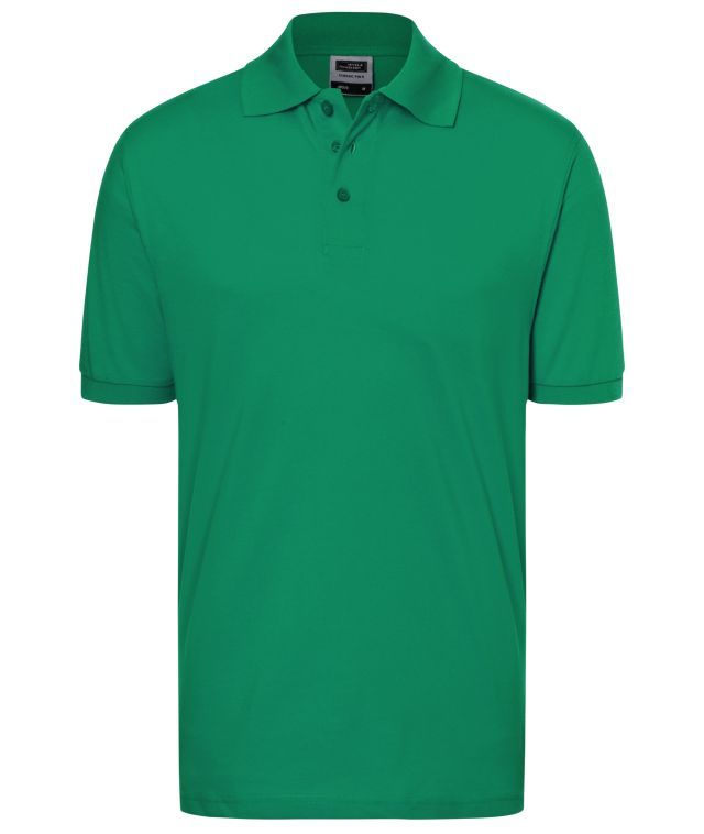 Classic Polo Hochwertiges Polohemd mit Armbündchen grün, Gr. 3XL
