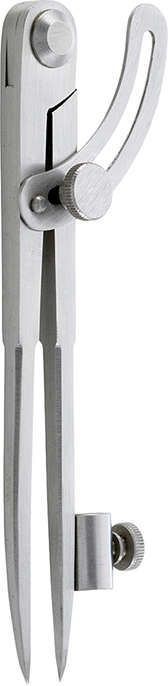 Bleistiftzirkel 150 mm m. Stellbogen HP