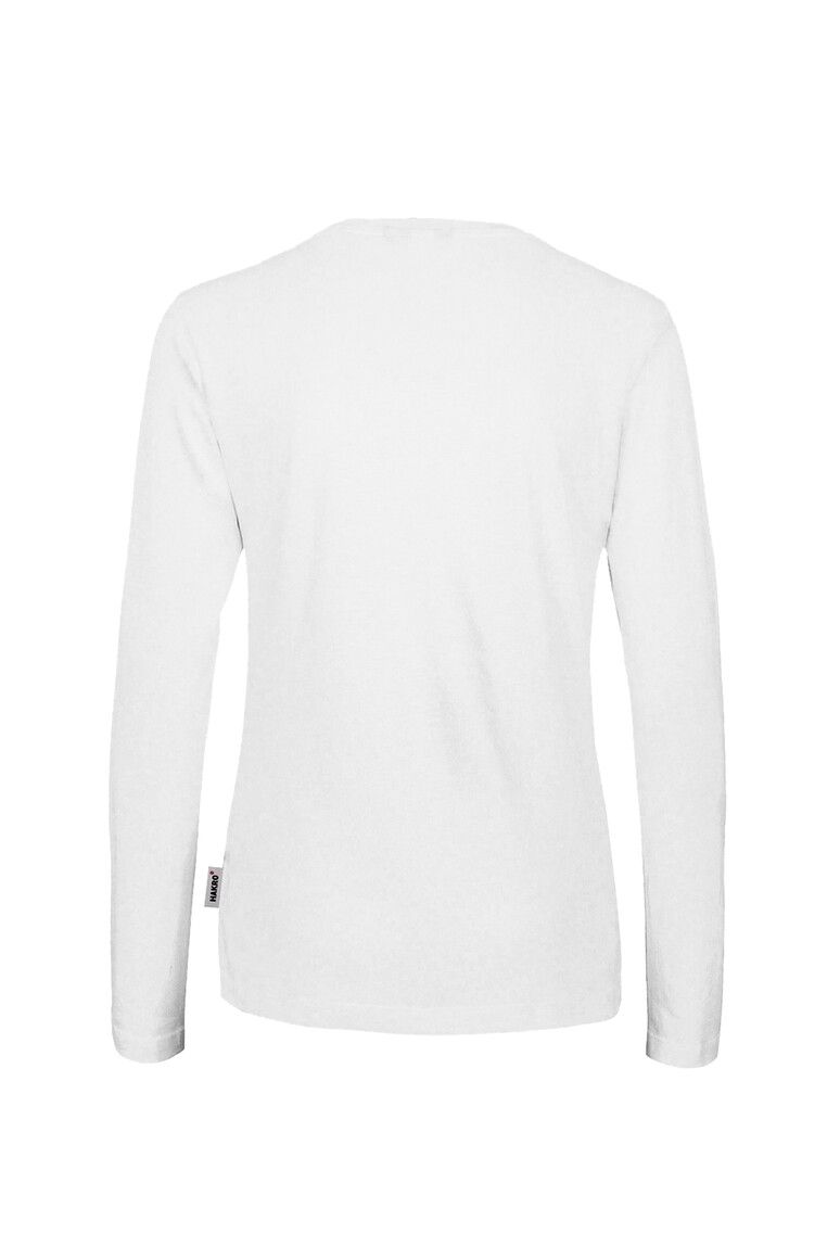 HAKRO Damen Longsleeve Classic weiß, XS