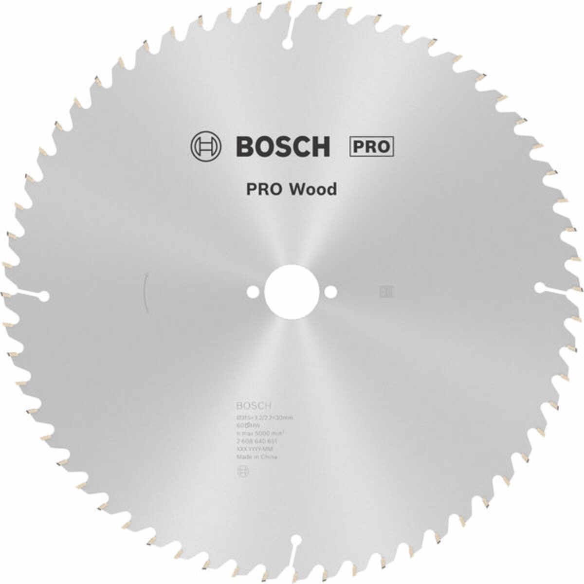 PRO Wood Kreissägeblatt, 315 x 3,2 x 30 mm, T80