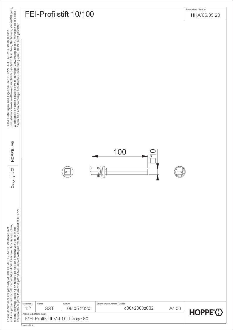 FEI-Profilstift, FEI-STIFT PROFIL