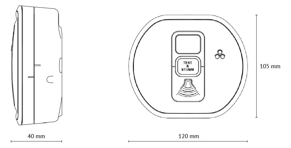 EI ELECTRONICS Kohlenmonoxidwarnmelder Ei208iDW