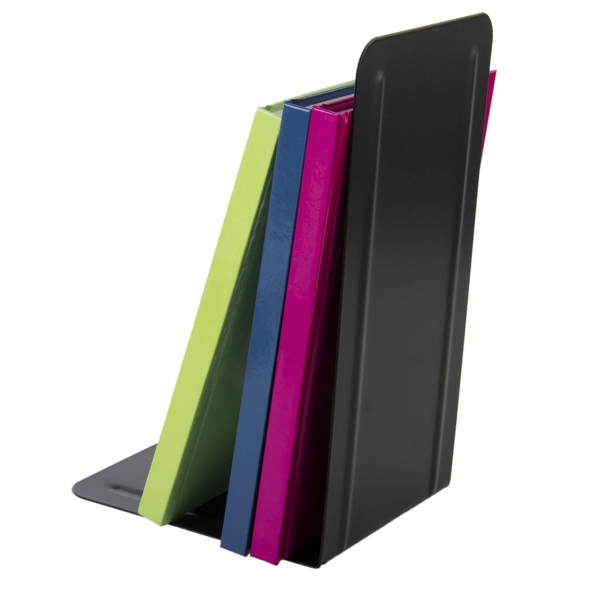 Buchstütze 127x240x145mm schwarz 2 St.