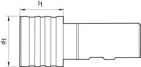 Gewindeschnellwechsel- Futter M14-33 32x97 mm FORTIS