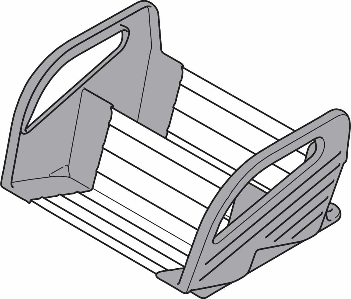Orga-Line Gewürzhalter  für Korpusbreite 300 mm