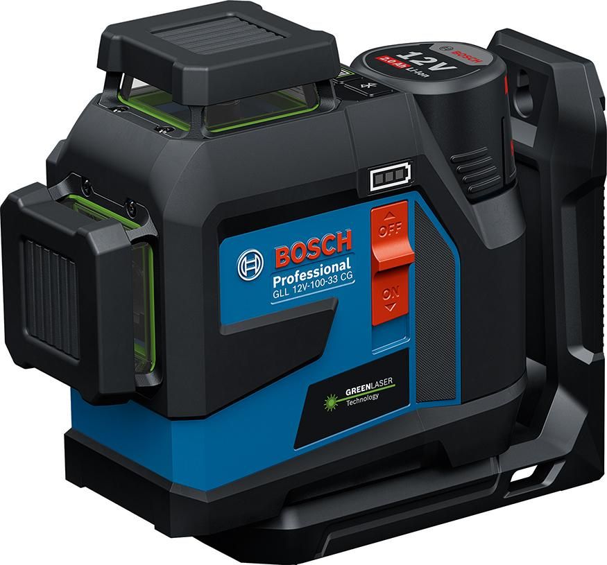 Linienlaser Set GLL 12V-100-33 CG Bosch mit LB10 + DK20 +12V L-BOXX