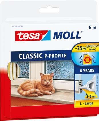 P-Profil-Dichtung weiß 6m:9mm tesa 5390