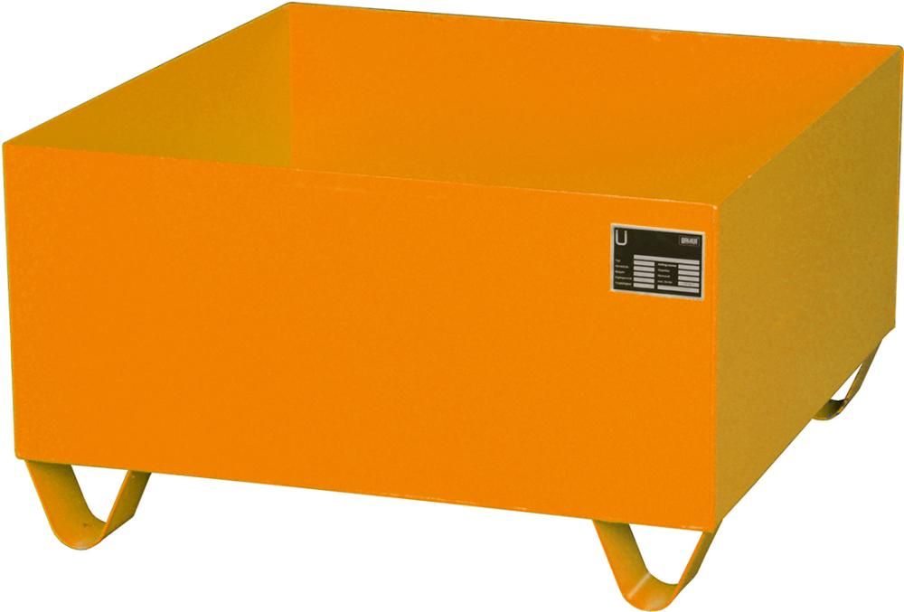 Auffangwanne lackiert orange RAL 2000
