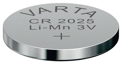 Knopfzelle Electronics CR 2025 VARTA