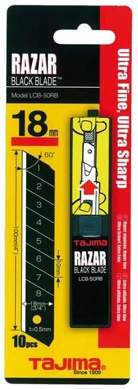 Tajima RAZAR BLACK Klingen 18mm LCB50RBC VE10St.