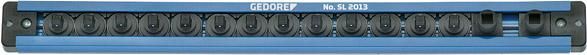 Steckleiste mit 13 Außen-sowie 2 Innen-4-kant-Adaptern 1/4" 380mm Gedore