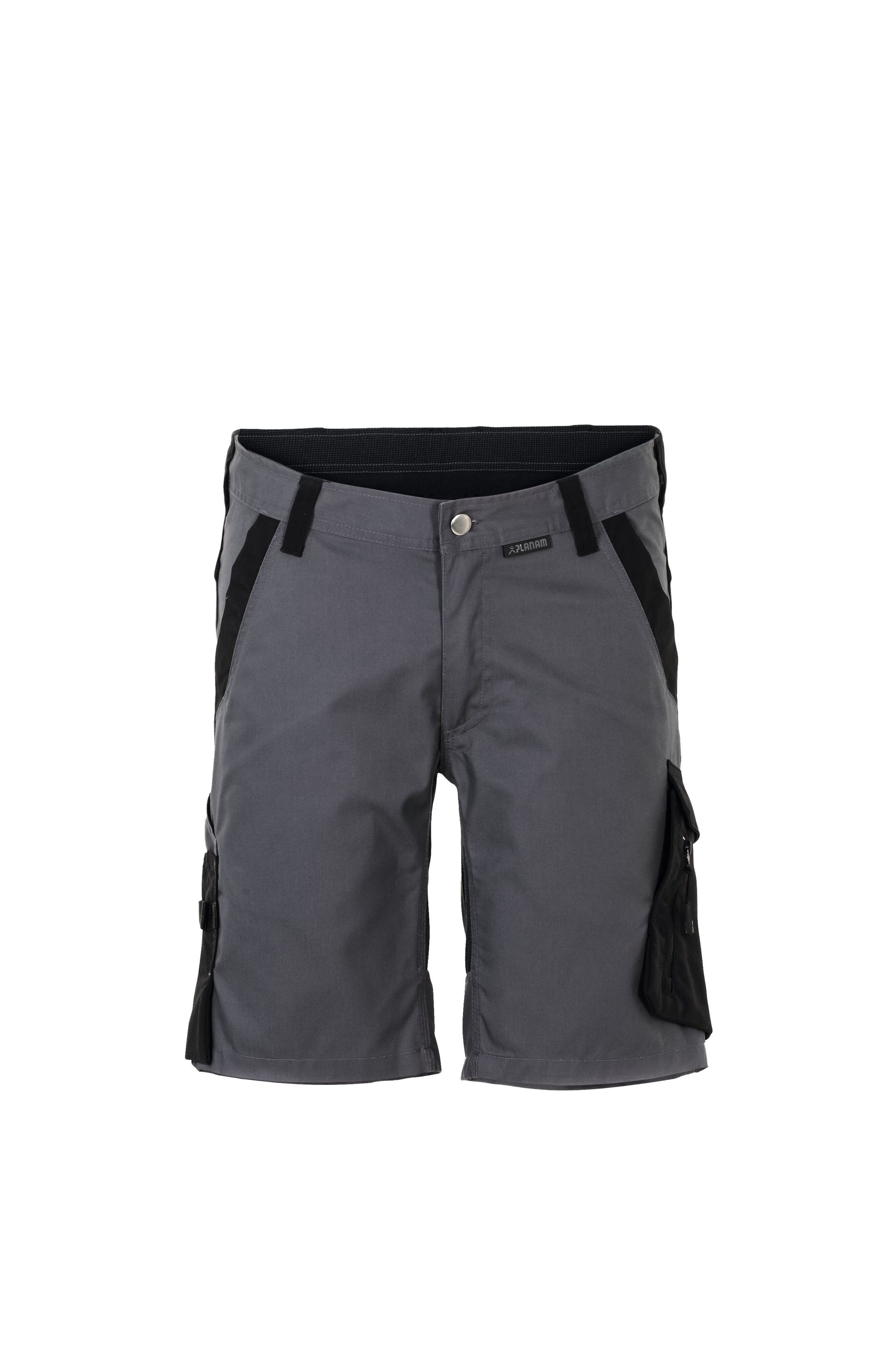 Planam Herren Shorts Norit schiefer/schwarz Gr. XS