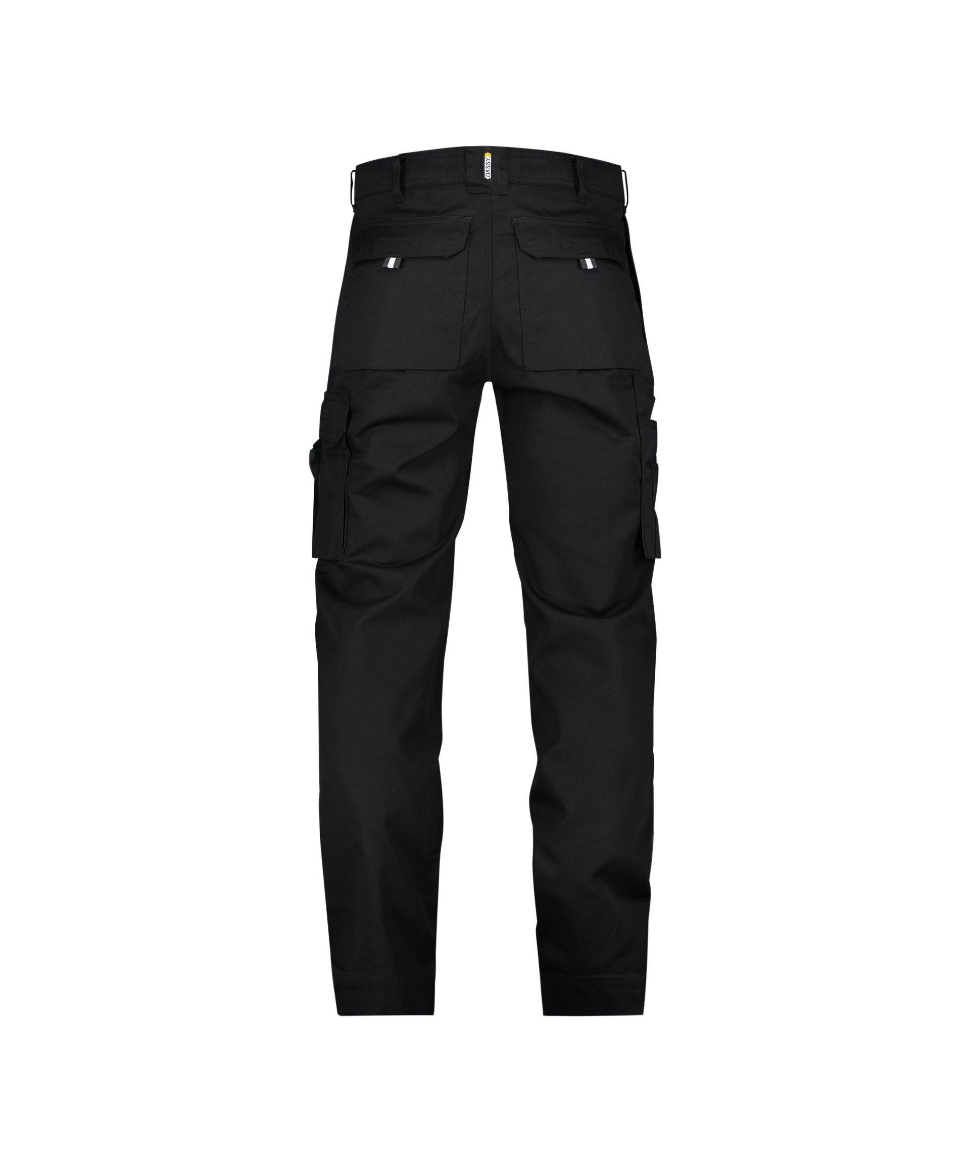DASSY® Miami - Arbeitshose mit Kniepolstertaschen - schwarz, Gr. 56 - kurze Beinlänge