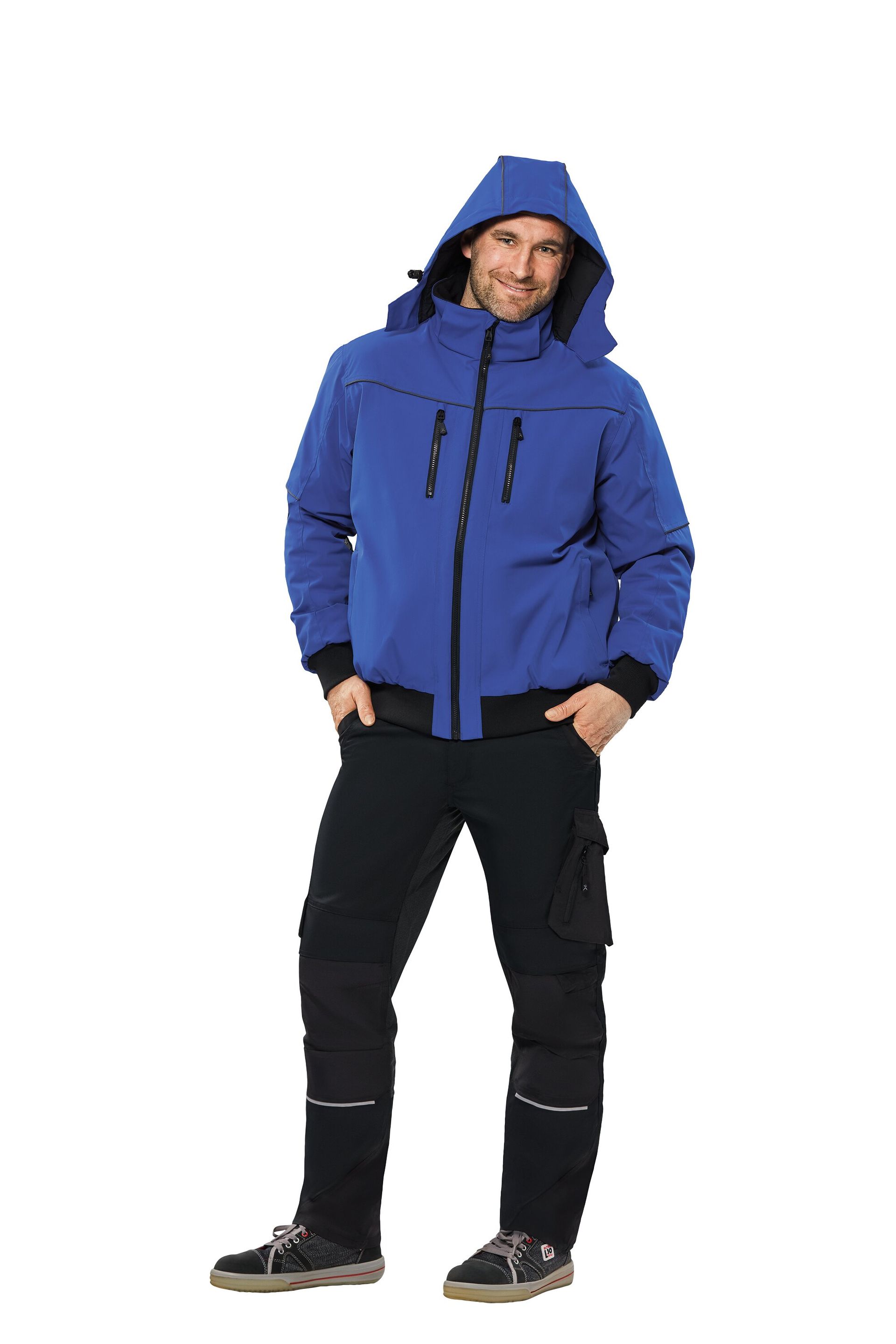 Planam Plane Blouson Outdoor kornblumenblau Gr. XS