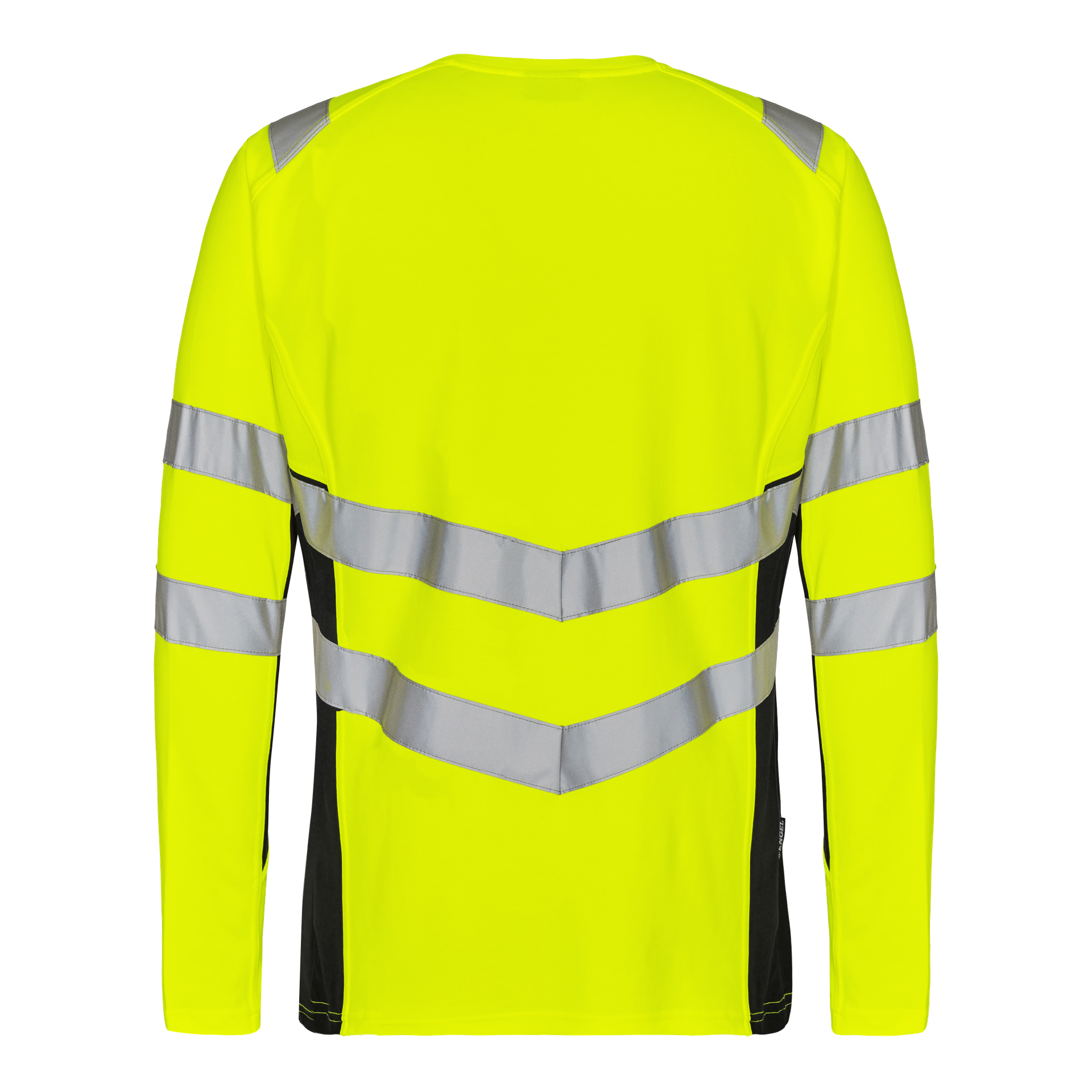 Safety Langarm-Shirt Gelb/Schwarz, Gr. L