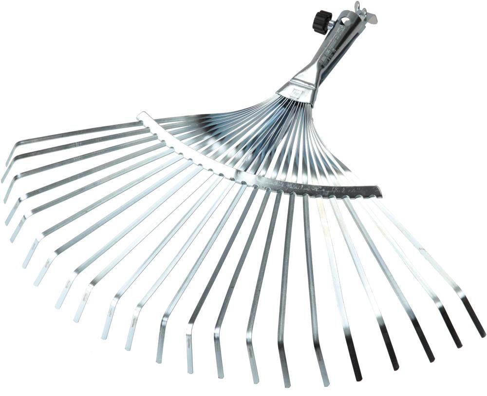 Laubbesen verstellb.Prem.B=350-460mm,22 Zinken ohne Stiel ohne Stiel