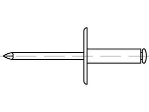 ART 88414 Blindniete Alu/Alu FLAKO K 16 4,8 x 19,9 S