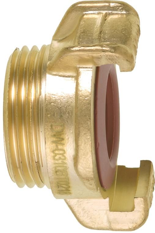 GEKA plus-Gewindestück K, MS, AG G1/2", DVGW, KTW BWGL, SB