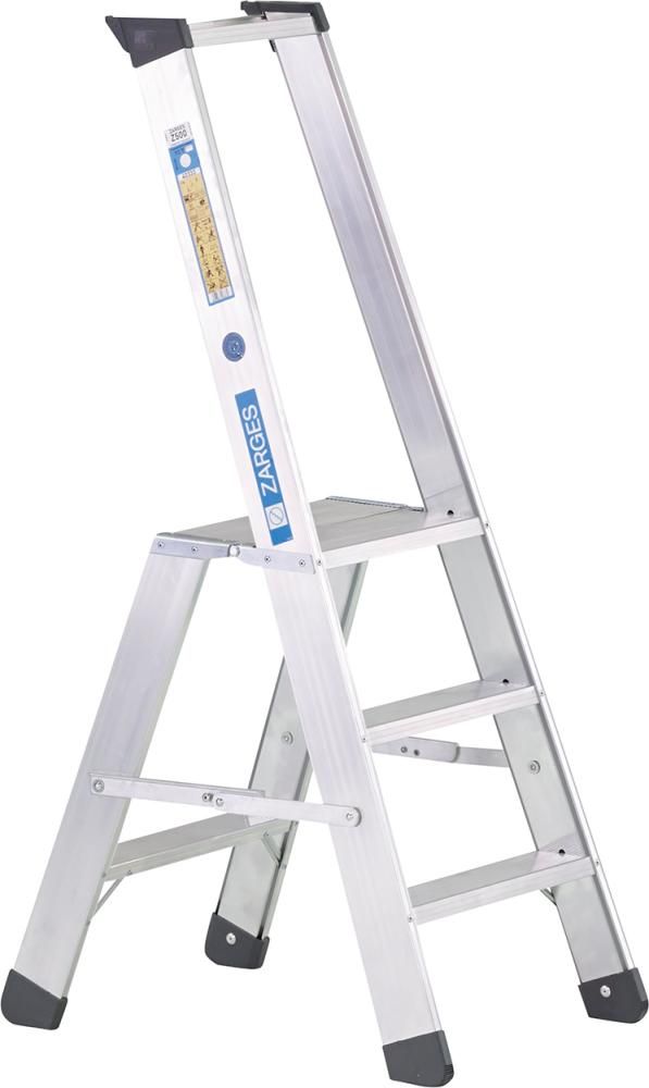 Stufenleiter Seventec S 3 Stufen Plattformhöhe 0,70 m Arbeitshöhe 2,70 m ZARGES