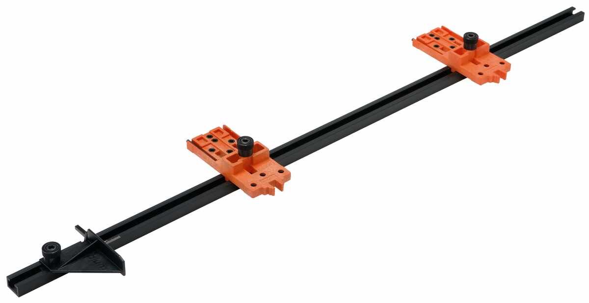 Stangenlehre für Scharniersysteme, für CLIP-Montageplatten / CLIP-Scharniere, orange