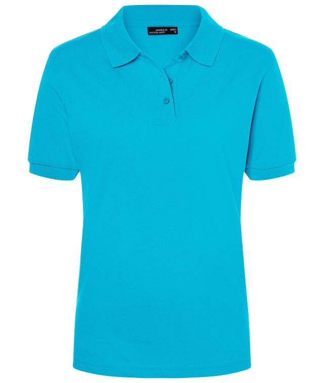 Classic Polo Ladies Hochwertiges Polohemd mit Armbündchen blau, Gr. L