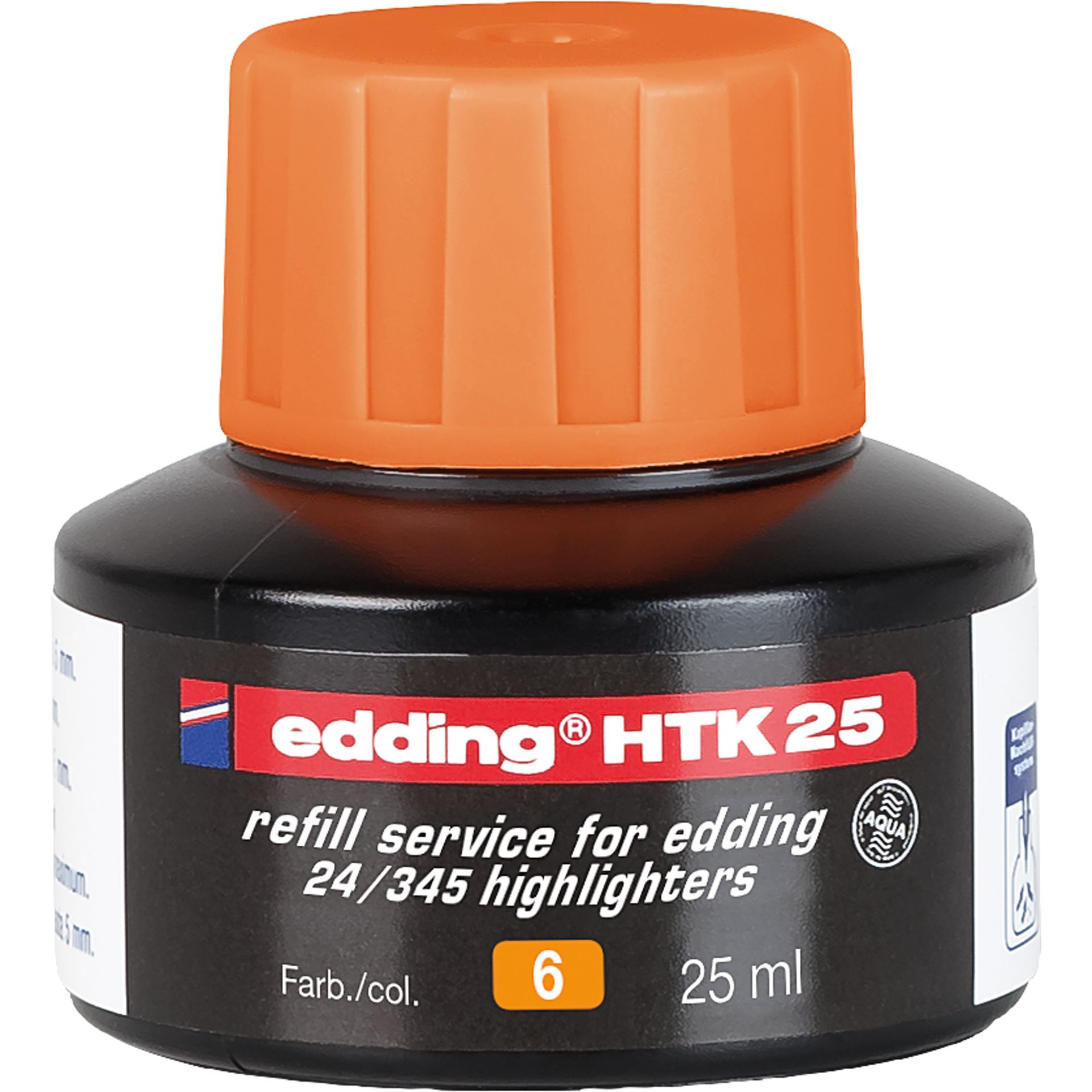 Nachfülltusche HTK25 25ml orange