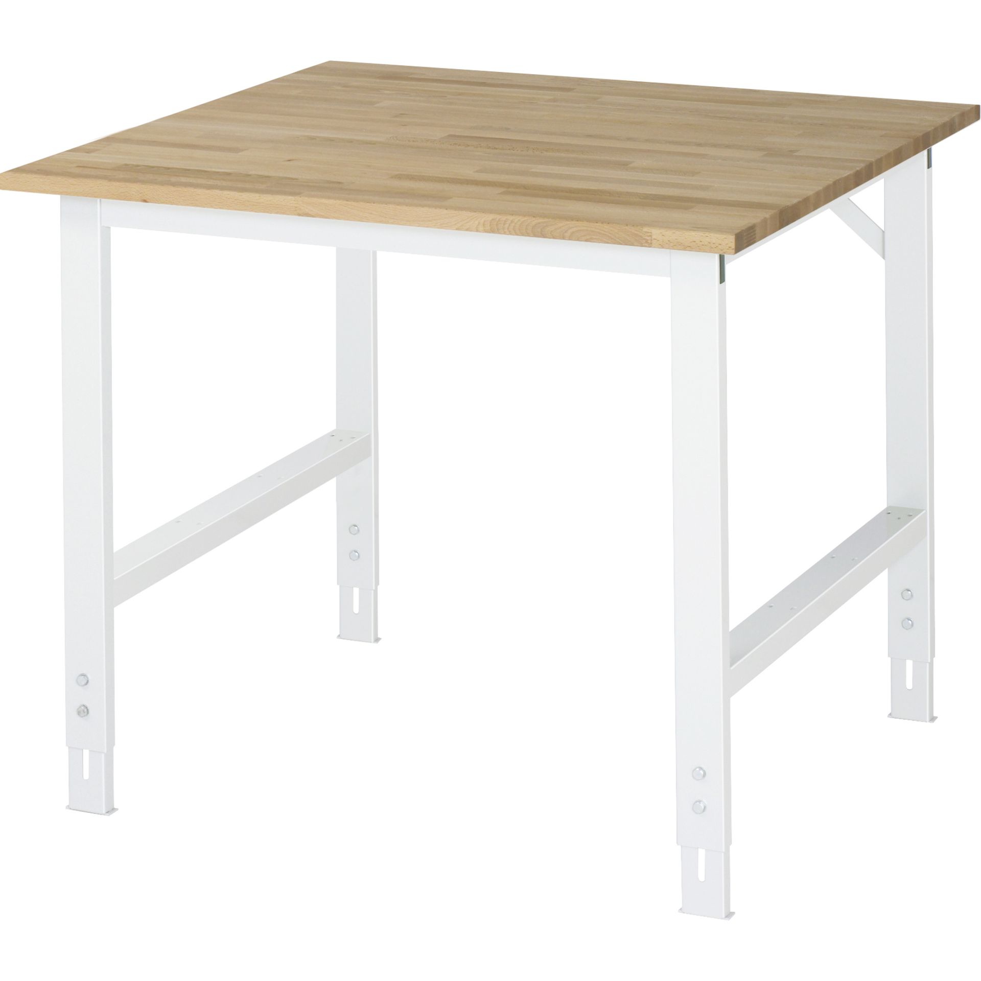 Arb.Tisch 1000x1000x760-1080 B-Platte 25mm lgr