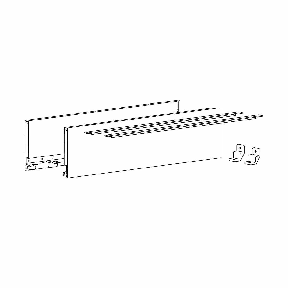 AVANTECH YOU ZARGE STAHL SILBER SET H139 NL270