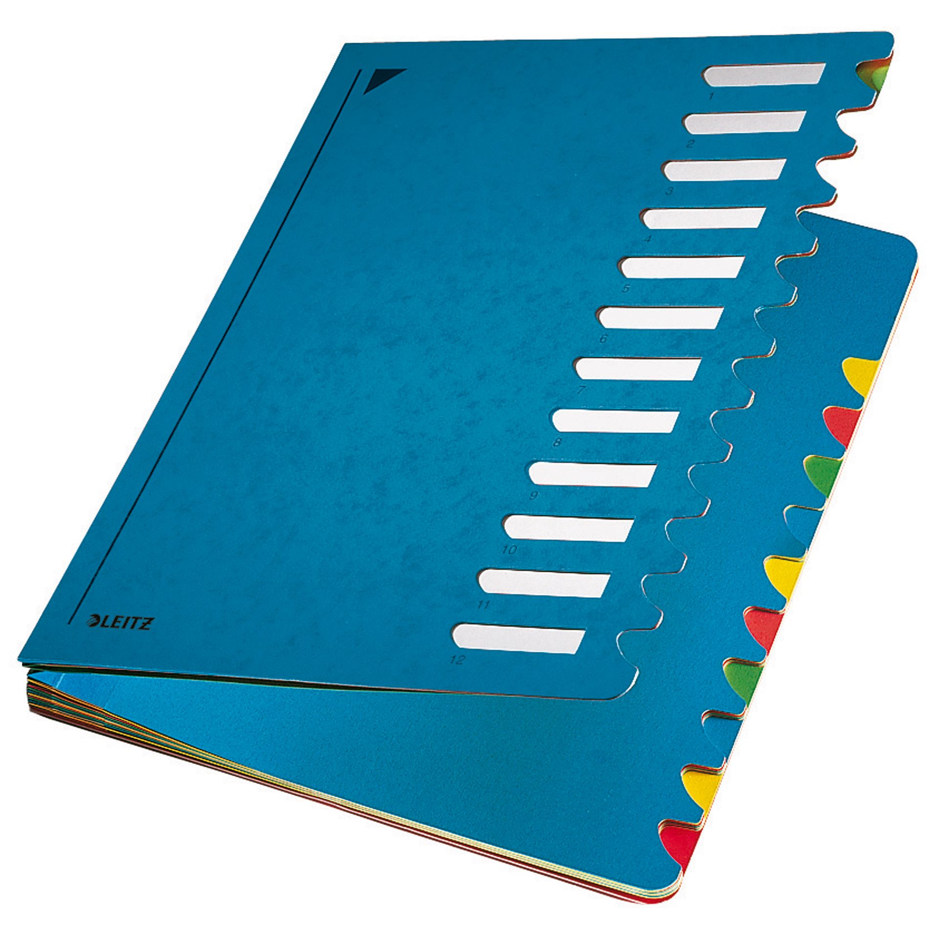 Ordnungsmappe Deskorganizer Color 12Fächer blau