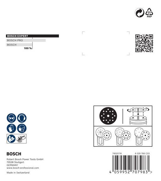 BOSCH Folienschleifscheibe