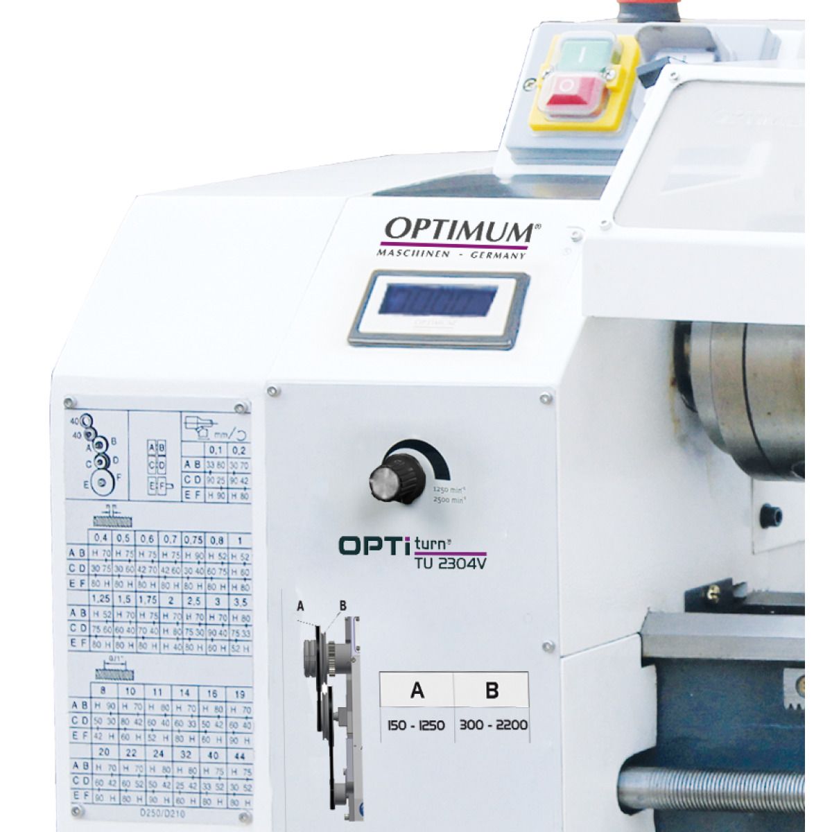 Drehmaschine Optimum OPTIturn TU 2304V