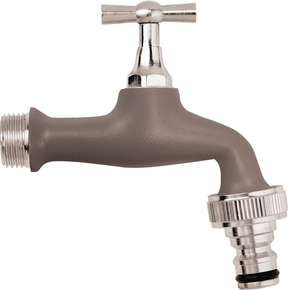 Wasserhahn 1/2" grau