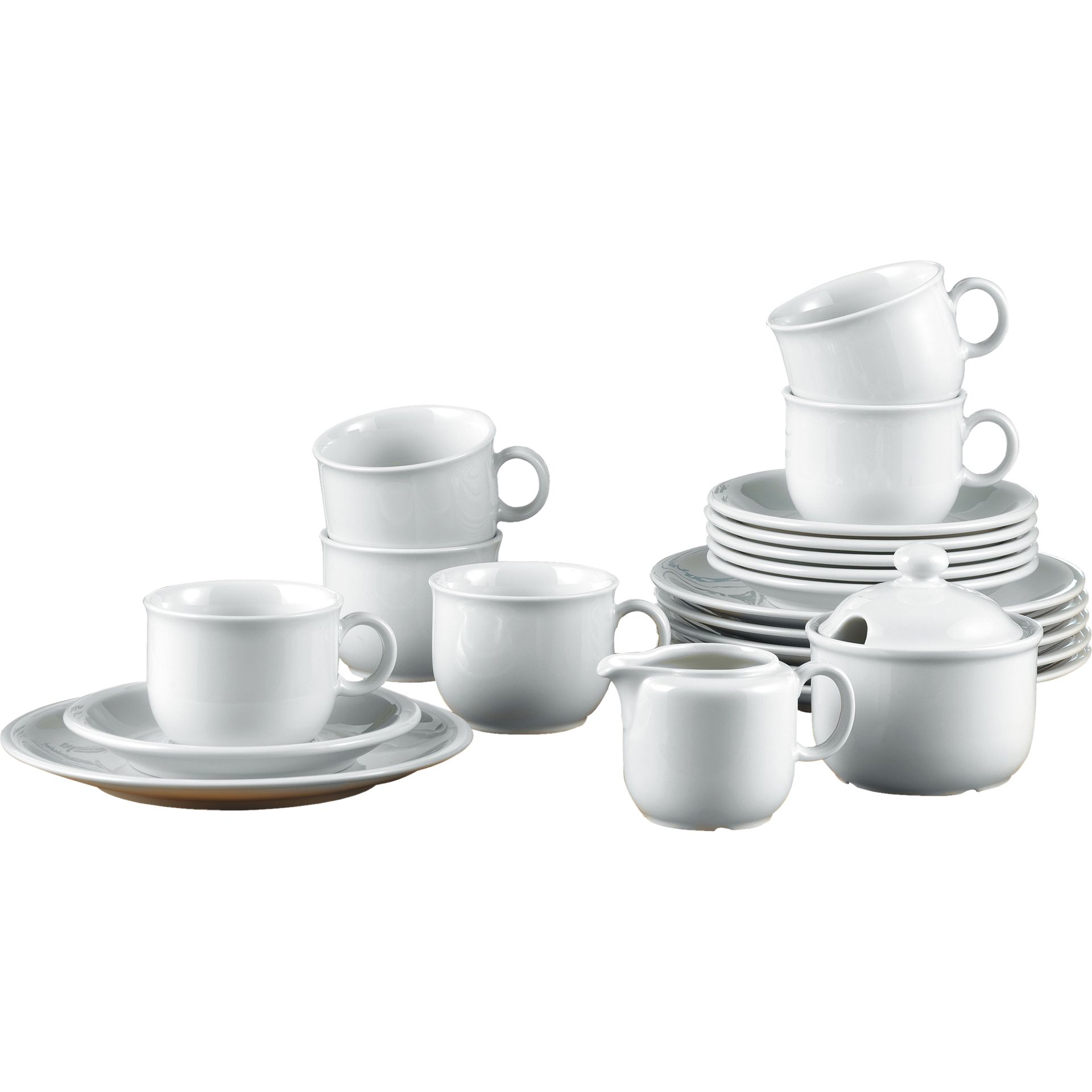 Kaffeeservice Compact Uni 20tlg weiß