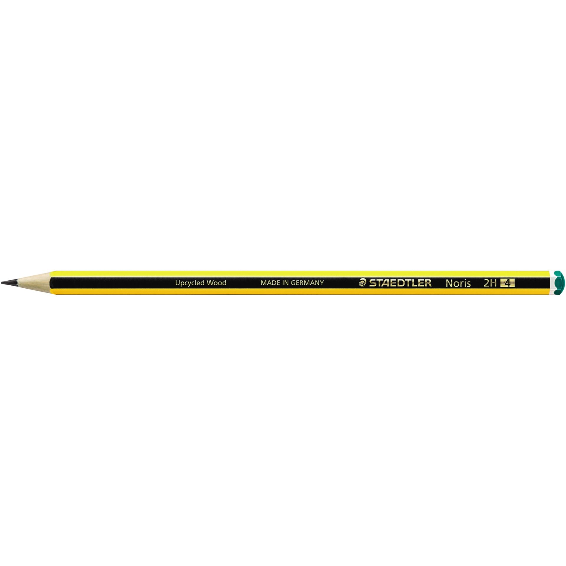 Bleistift Noris 2H sechskantform gelb/schwarz