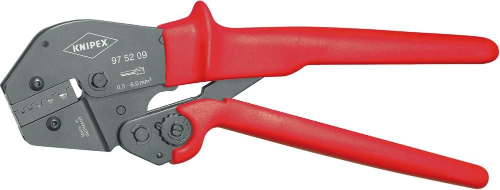 Crimp-Hebelzange für Aderendhülsen 0,5-6qmm KNIPEX