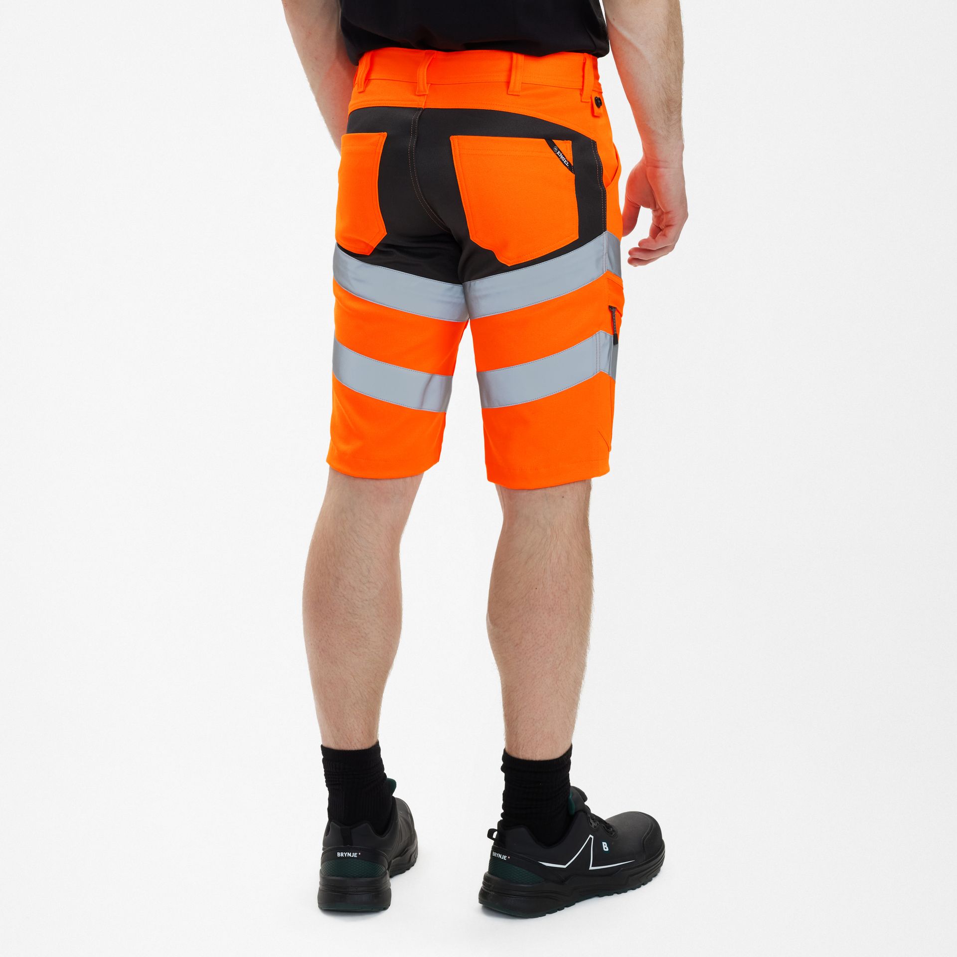 Safety Arbeitsshorts mit 2-Wege-Stretch Orange/Anthrazit Grau, Gr. 70