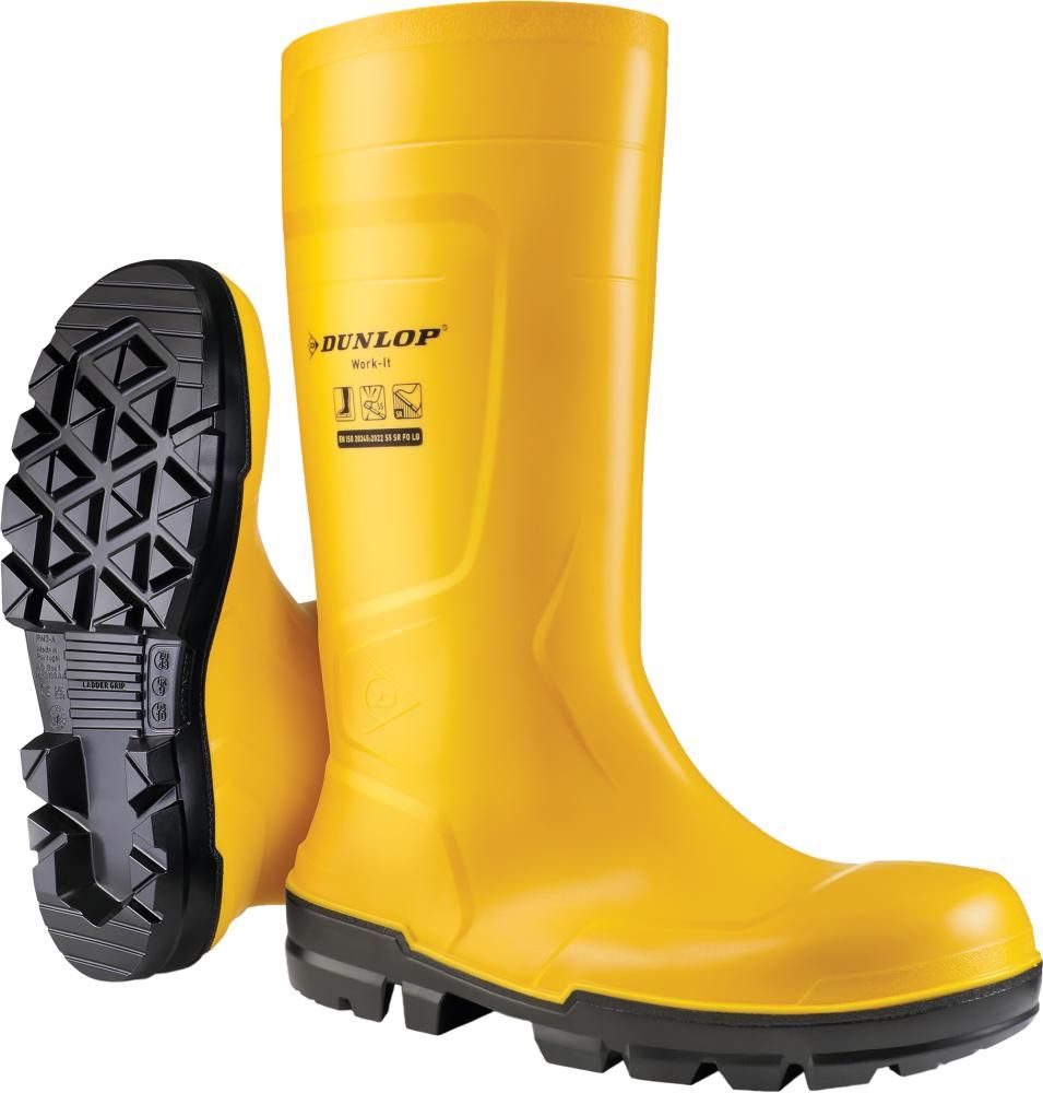 Dunlop WORK-IT PVC SR LO LG S5 Gr.45 Sicherheitsstiefel, Gr. 45
