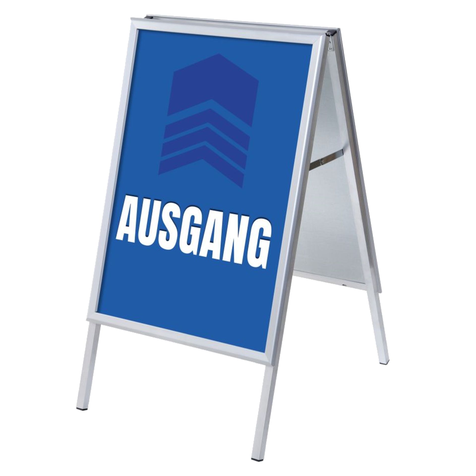 Kundenstopper A1 Set Ausgang bl deutsch