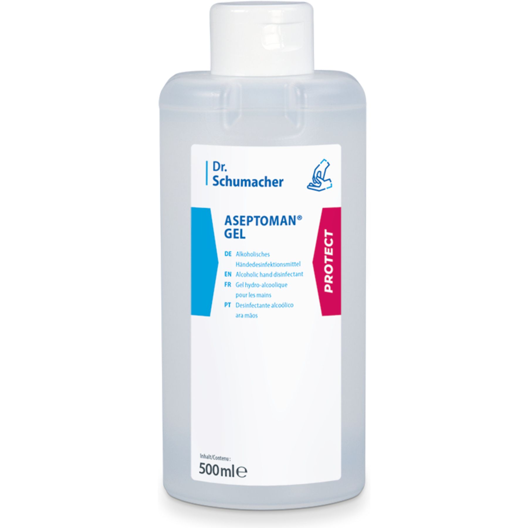Aseptoman Gel 500 ml Spenderflasche