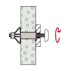 Hohlraum-Metalldübel HM 5x37 S