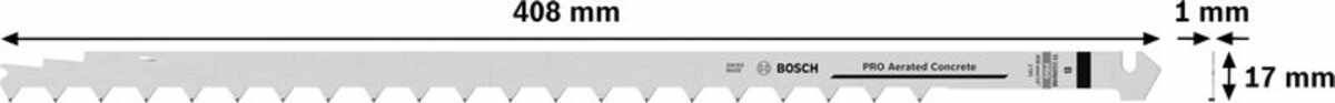 PRO Aerated Concrete TF350NHM Tandemsägeblatt-Set, 408 mm, 2-tlg.