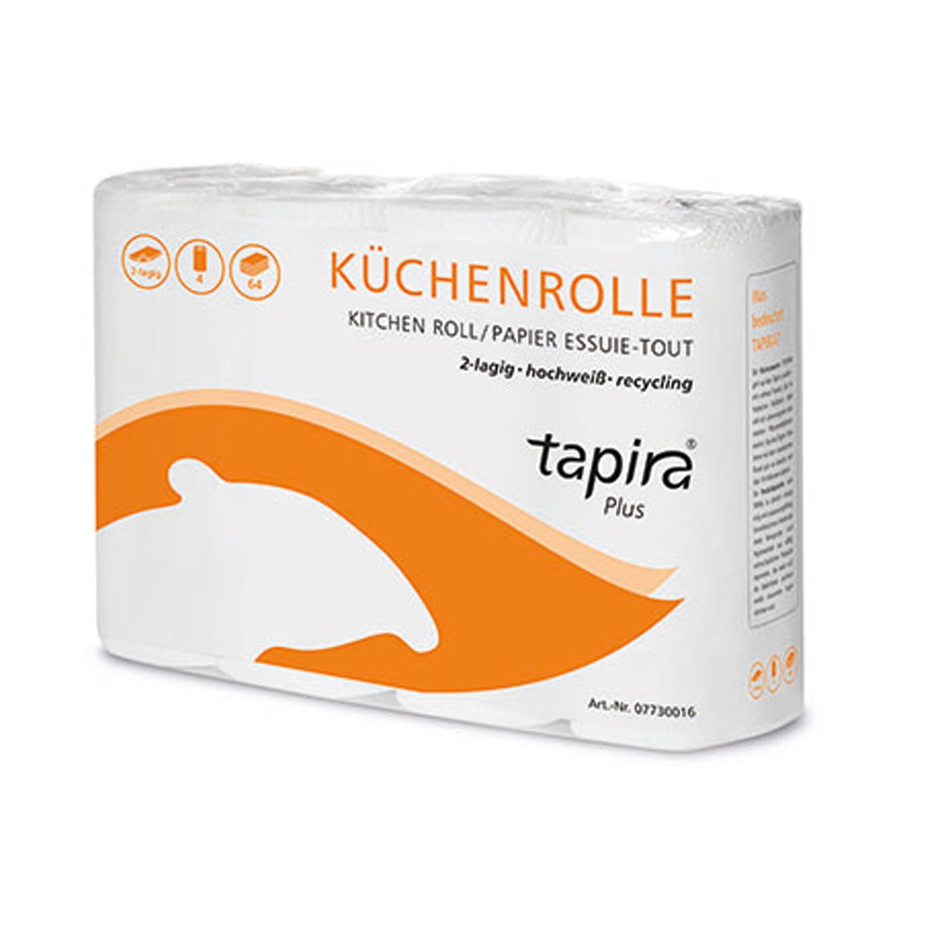 Küchenrolle 2-lagig 64 Blatt 4 St./Pack